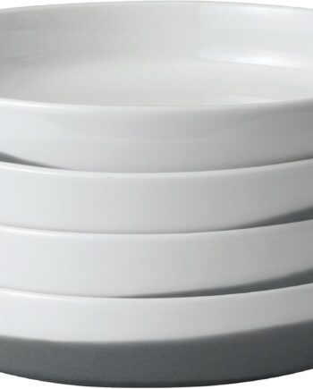 10-inch Porcelain  Dinner Plate, Pack of 4, Basalt Blue