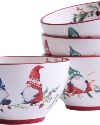 29oz Ceramic Cereal Bowls, Set of 4, for , Salad, Cereal, Soup & Microwave & Dishwasher Safe